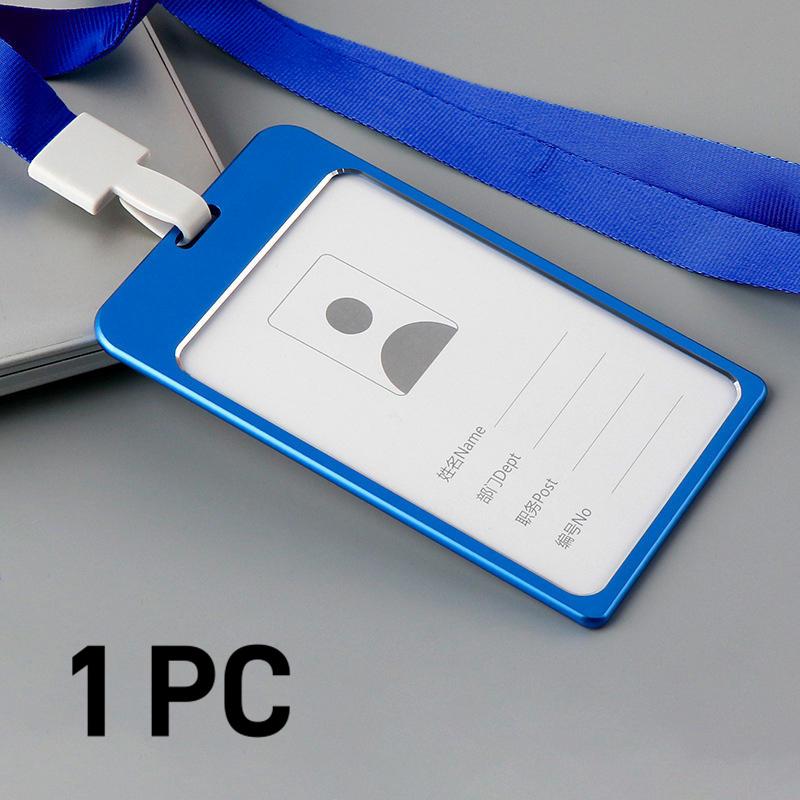 

Employee Aluminium Alloy Plastic Credit Card ID Card Cover Case Work Identity Badge Card Cover Bag Women Men Work Card Holders