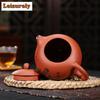 300ml Exquisite Yixing Purple Clay Teapots Handmade Xishi Pot Raw Ore Qingshui Mud Kettle Chinese Zisha Tea Set Collection Craft