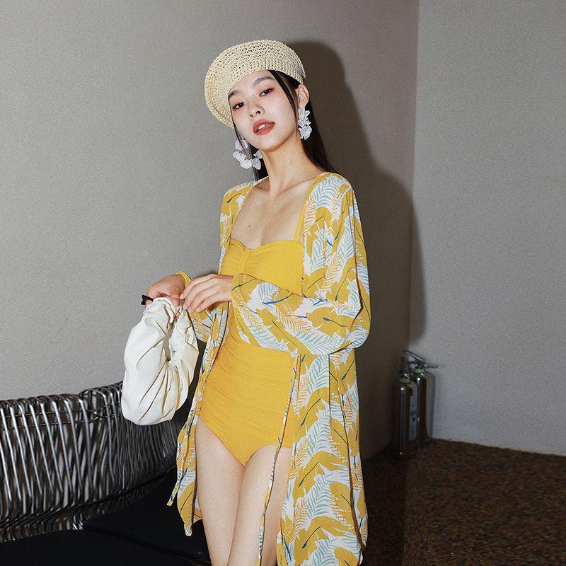 One-piece swimsuit women s adult hot spring 1111 high-end seaside triangle bikini swimsuit conservative M