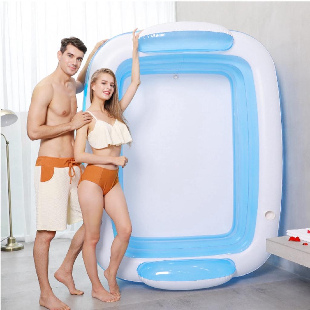 Adults Kids Playing Pool Bathing Tub Outdoor Indoor Summer Family Inflatable Swimming Pool 180cm