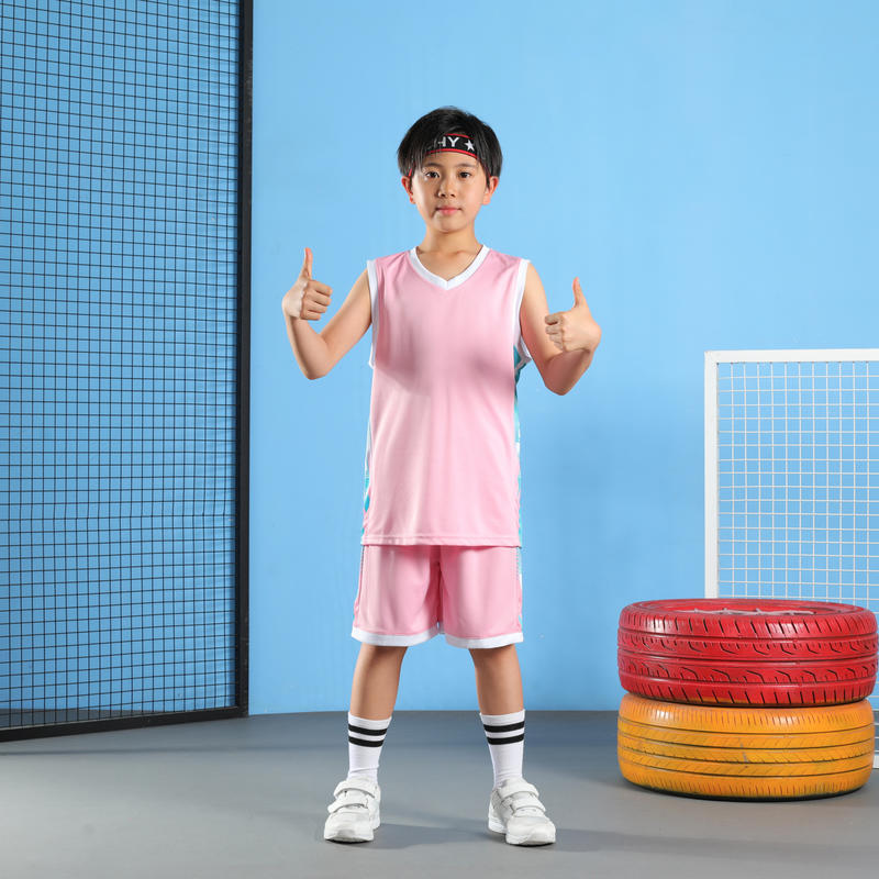 Middle-Aged And Older Children'S Men'S And Women'S Basketball Suits, Children'S Adult Summer Clothing Team Clothing, Trendy Handsome Short-Sleeved