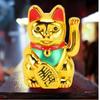 Plastic Feng Shui Fortune Cat golden Home Auspicious Decor  Restaurant & Hotel Decor