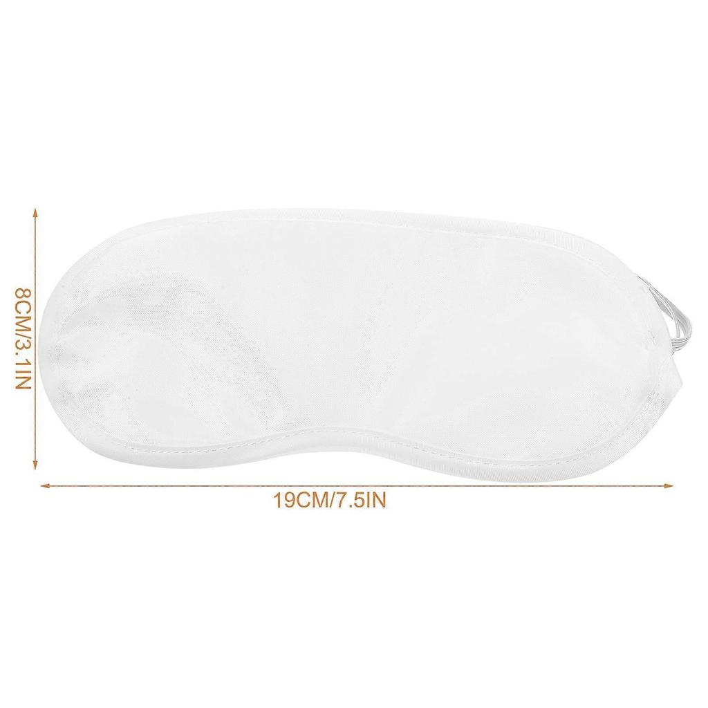 Sleeping Eye Masks Disposable Eye Covers for Protection Use 60Pcs White