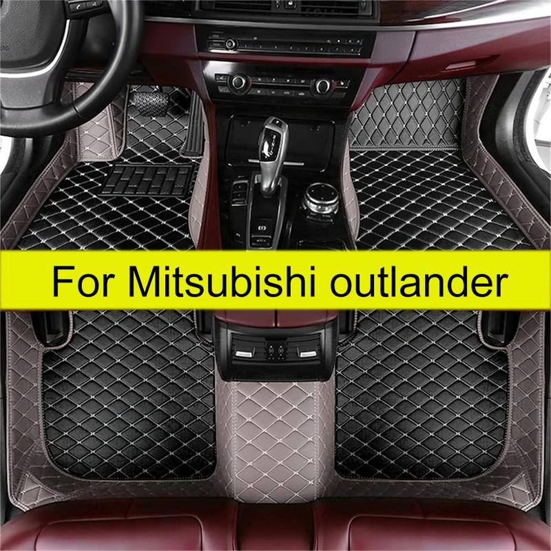 Car floor mats for Mitsubishi outlander (FIVE SEAT) 2008 2009 2010 2011 2012 auto foot Pads automobile