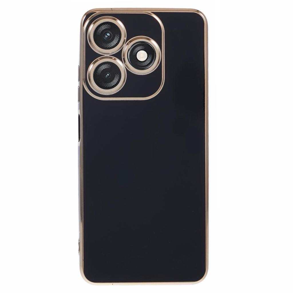 Für TECNO Spark 10C 4G/Spark 10 4G Hülle 6D Galvanisierung TPU Handyhülle Feine Lochschutz