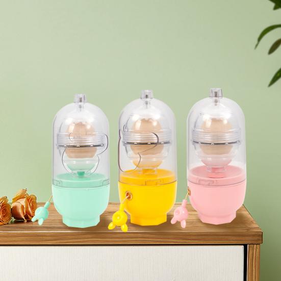 Egg Shaker Flexible Drawstring Hand Pull Type Reusable Manual Blender Kitchen Tools Food Grade Egg Yolk White Mixer Scrambler Shaker Kitchen Supplies