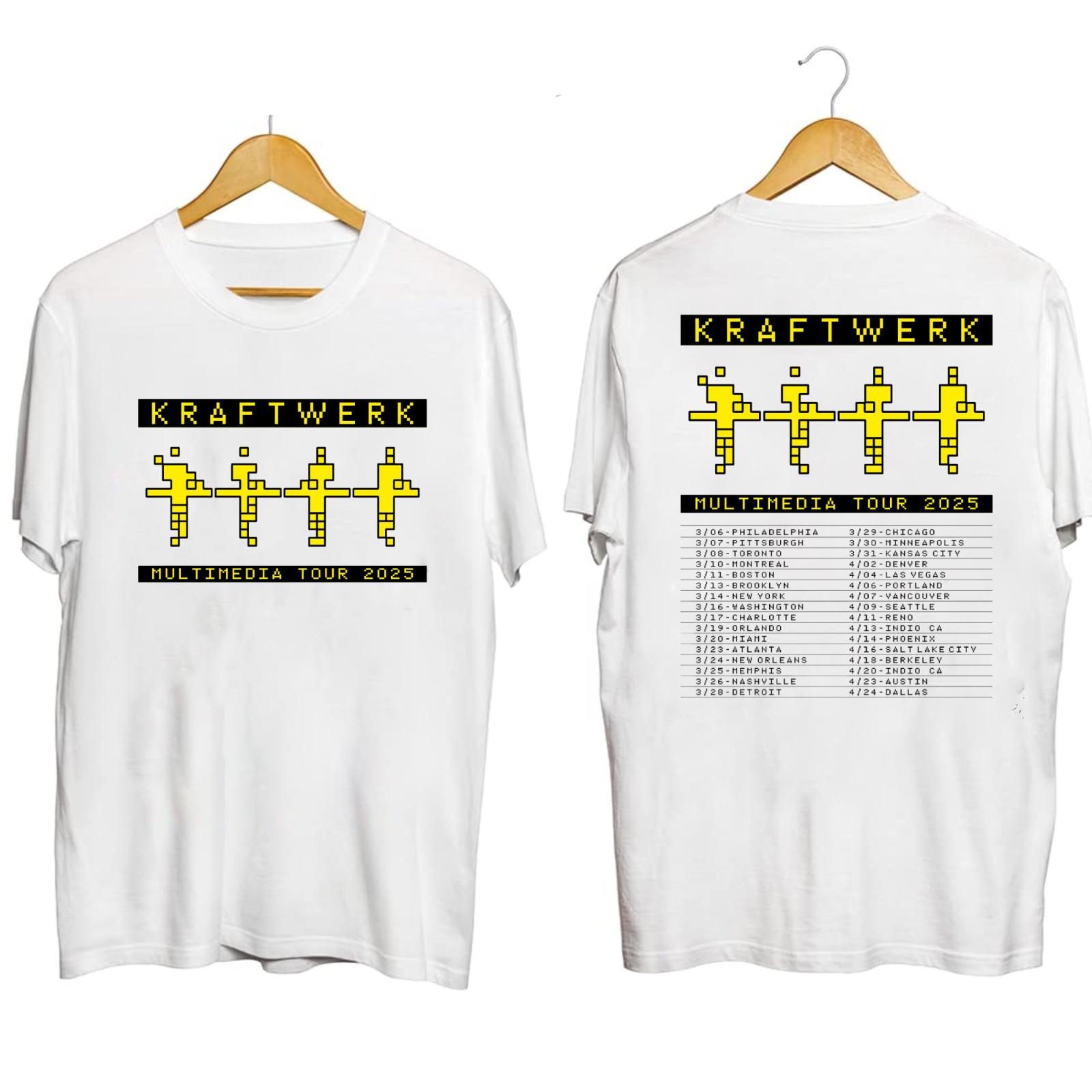 NEW!! 2026 Kraftwerk Multimedia Tour Shirt Gift for Fans All Size S-4XL S