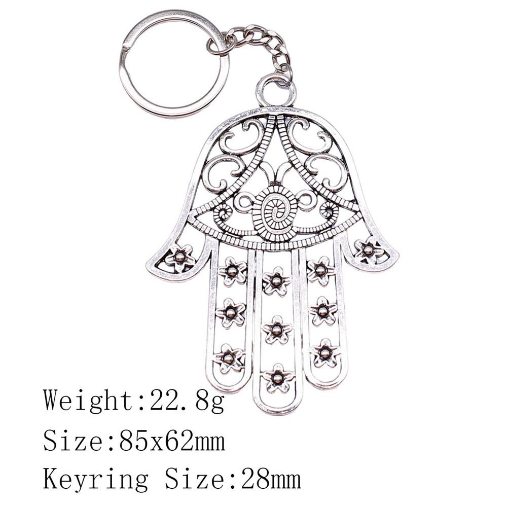 Back To School Bag Keyring Hamsa Hand Eye Of Horus Key Ring Ornaments For Home Cool Keychain