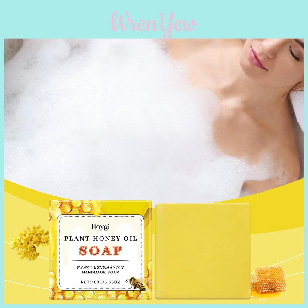 Hoygi Honey Moisturizing Bath Soap Gentle Nourishing Care For Refreshing Cleansing