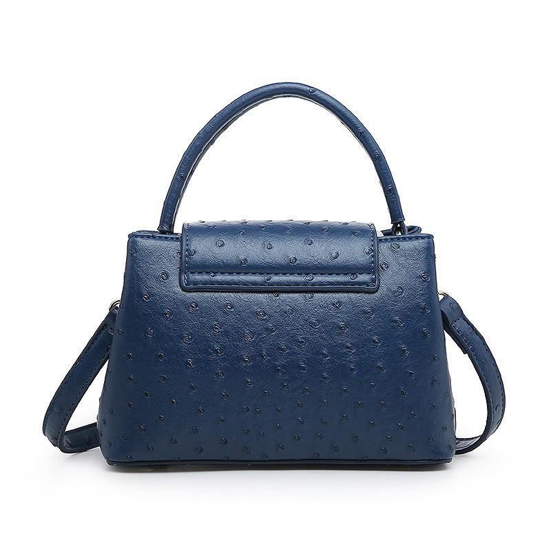 2026 Snake Ostrich Shoulder Crossbody Bag Small PU Leather Flap Women