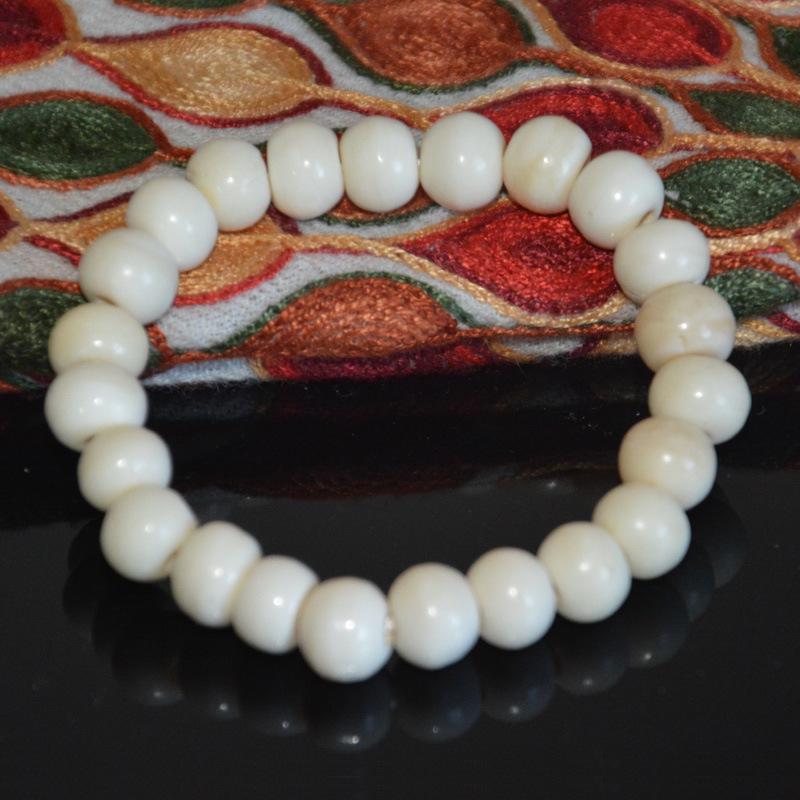 

Тибетский браслет из бусин абака из кости яка для мужчин и женщин – ручная работа и этнический стиль