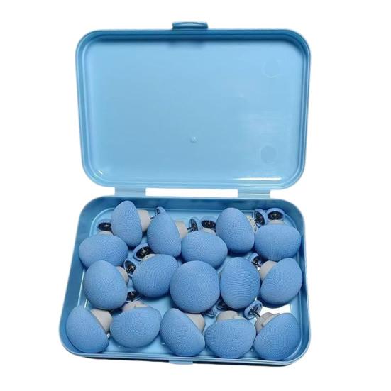 16 Pezzi Fermachiappetti Copripiumino Biadesivi Fermapiumino per Lenzuola con Scatola Portaoggetti Tessuto Morbido Fermapiumini per Piumone Cuscini Tende