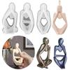 Extremely Simple Style Thinker Abstract Character Silicone Mold Creative Gypsum Decoration Drop Glue Ornament Mold Candle Mold