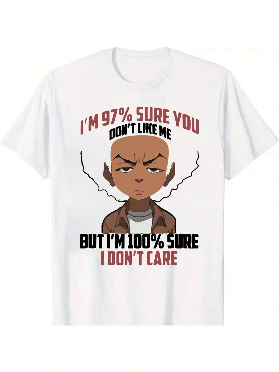 

Personal Attitude Fashion Print Unisex s Anime Pattern Short-Sleeved T-Shirt L