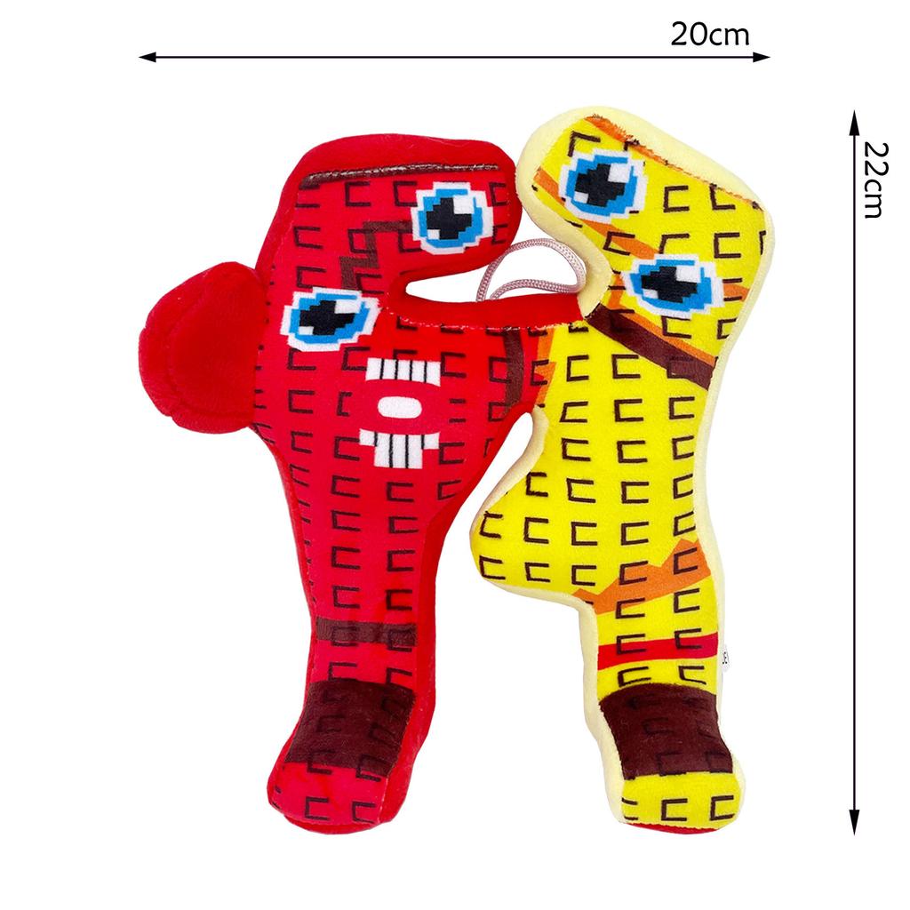 24 styles Steal A Brainrot Game Plush Funny No. 9 No. 67 Plush Tongue Spitting Handheld Number 9 Stuffed Digital Doll Toy Gift