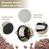 Stainless Steel Coffee Filter Basket Mesh Nylon Coffee Machine Filter  Coffee Accessories