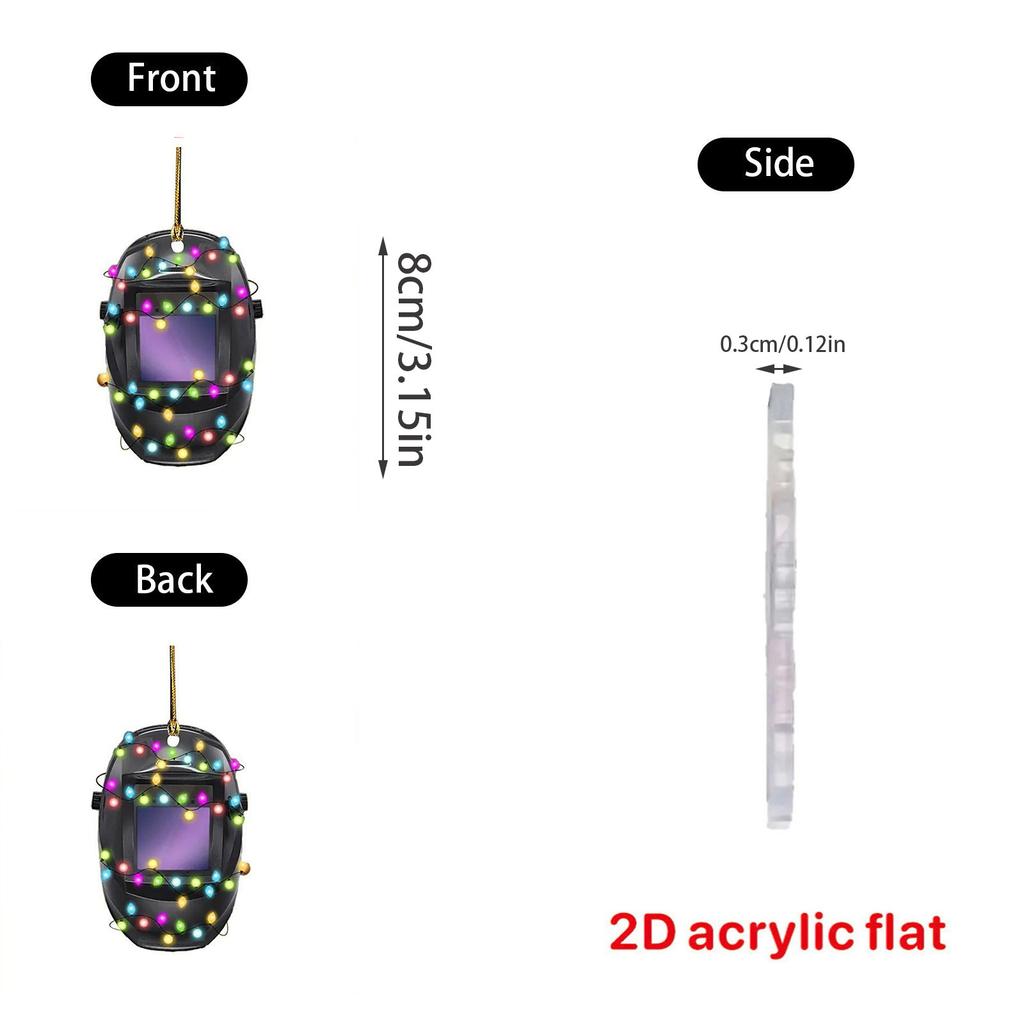 Acrylic Pendant, Holiday Decoration Mascot Ornaments Acrylic Flat Home Decoration Ornaments