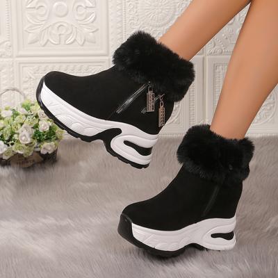 Women Boots 2024 New Winter Warm Platform Snow Boots Women Fashion Causal Outdoor Anti-slip Shoes for Women Zapatos De Mujer