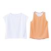Short Sleeve Game Dynamotion Size M for Club Activities Women's Tennis/Badminton Shirt, Sweat-Wicking, Quick-Drying, Fit, White, (62JAC215),