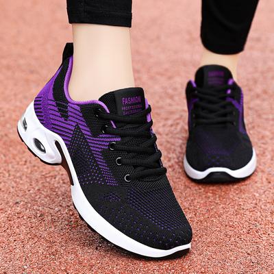 Shoes for Women's New Summer Temu Large Size Casual Breathable Lace-up Air Cushion Running Sports Shoes