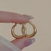Women's Accessories Plain Cold Hoop Earrings 2color