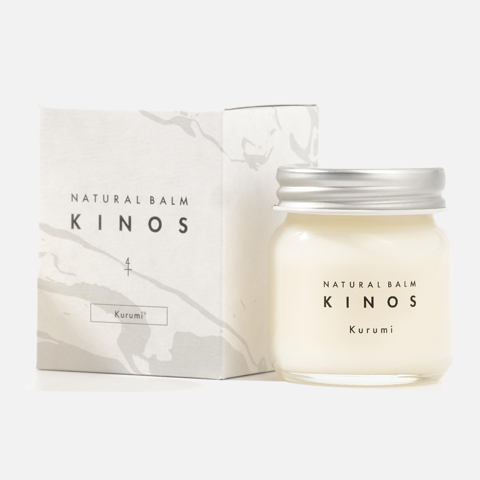 

[Good Design Award Winner] KINOS 40g Natural Multi-Balm Hair Balm Wax for Hair, Skin, and the Whole Body (Walnut/Standard Cap)
