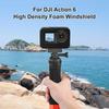 Foam Noise Reduction Sponge Windscreen Case for DJI Osmo Action 6 Action Camera Accessories