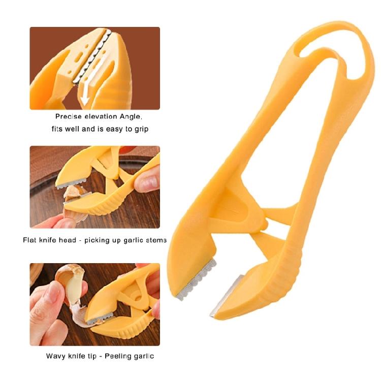 Ergonomic Stainless Steel Garlic Peelers Kitchen Utensils With Rusts Proof Design For Quick Simple Vegetable Peeling