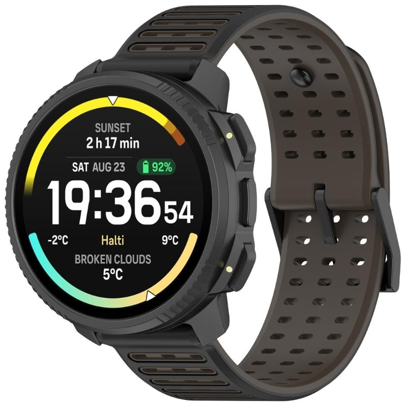 Sporty Silicone Watch Band Bracelets For Vertical 2 2mm Models Sweatproof Elastic Replacement Straps Fashionable Wearable