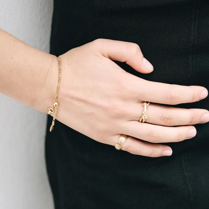 Drop Chain Bracelet_Gold