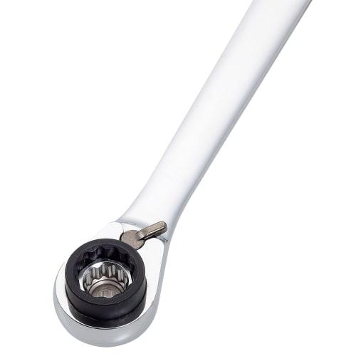 SK11 8-in-1 Ratchet Wrench, Compatible with 8 Sizes, MGR-0819, Silver