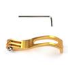 Aluminum Alloy Front Fork Light & Camera Mount for Road/Folding Bikes, Compatible with GoPro