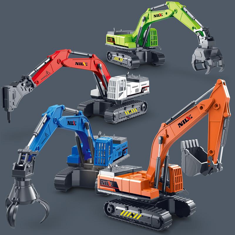 Inertia Engineering Simulation Vehicle Excavator Machine Model Children Toy Car