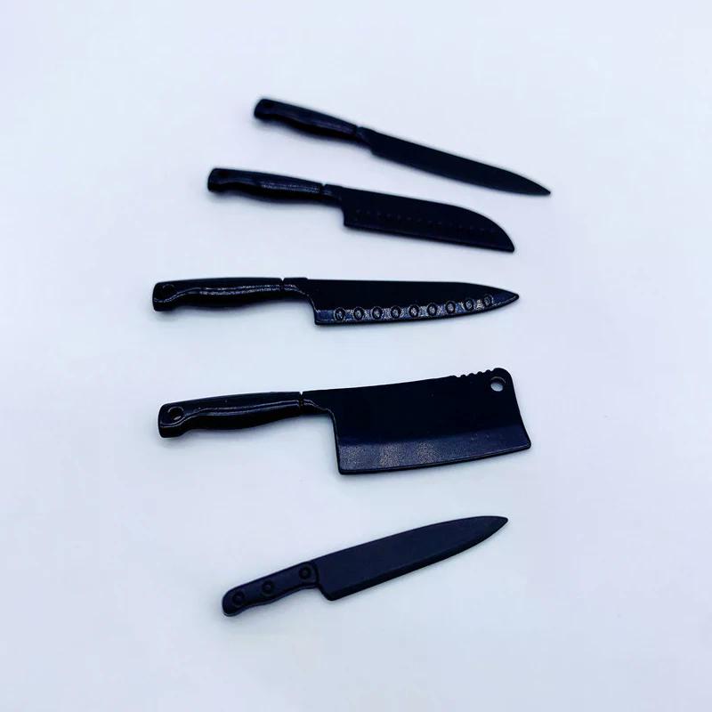1/12 Dollhouse Mini Knives Model Dollhouse Kitchen Cooking Utensils Accessories Children's Play Toys