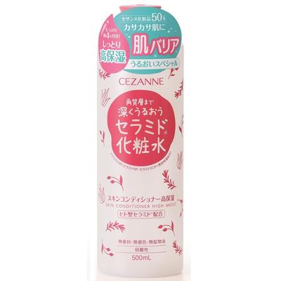 Skin Conditioner High Moisture 500ml - Large Size Ceramide Hydrating Toner