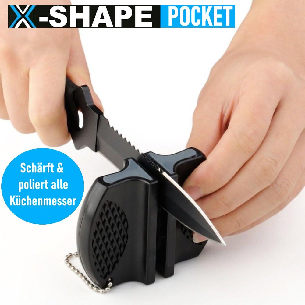 X-SHAPE POCKET Afilador de cuchillos profesional Afilador de cuchillos Afilado de cuchillos Sharper