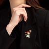 New Christmas Snowman High Quality Women's Brooch