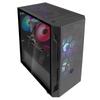 Silver Stone FARA Serie Tempered Glass Mid-Tower Micro-ATX Gehäuse SST-FAH1MB-G