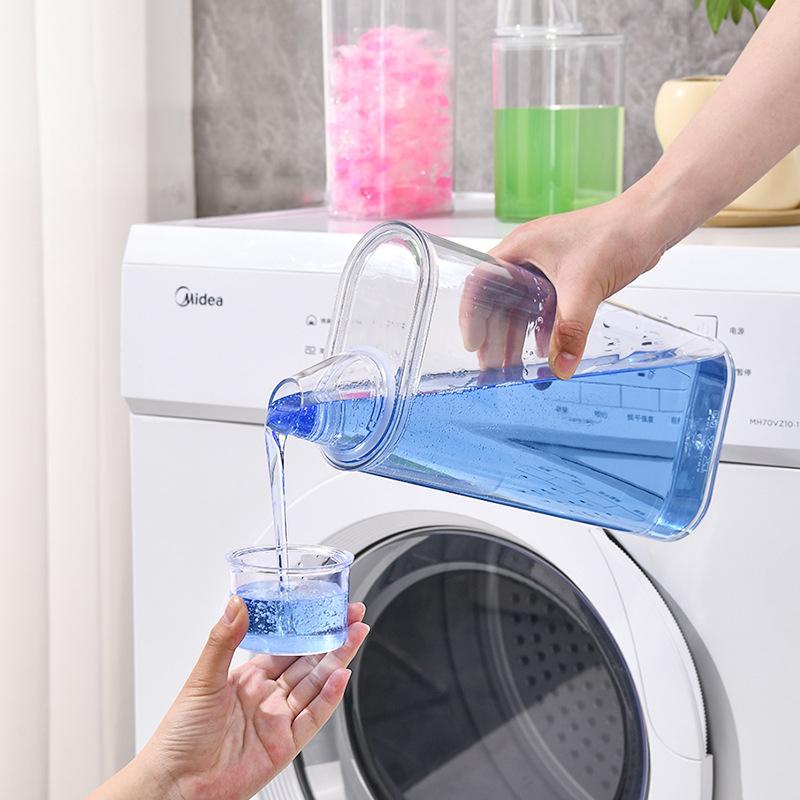 Airtight Laundry Detergent Powder Storage Box Container With Lids Grain Storage Jar Bleach Storage Container With Labels Airtig