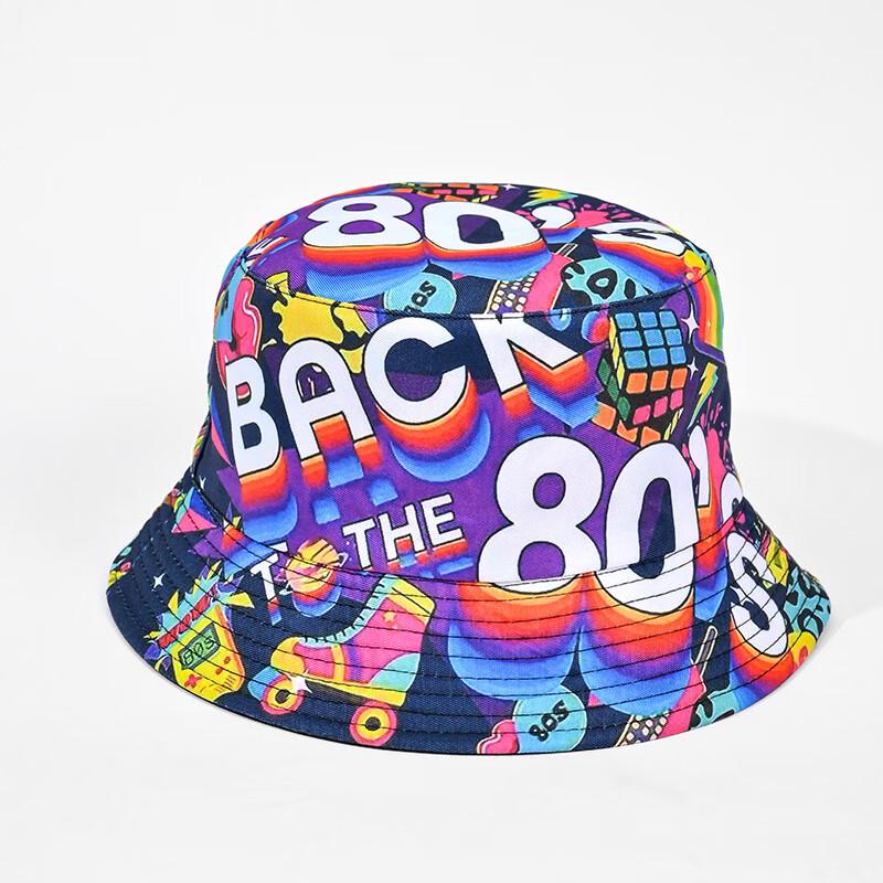

JIAOXIU Summer Vintage Print Bucket Hat for Women