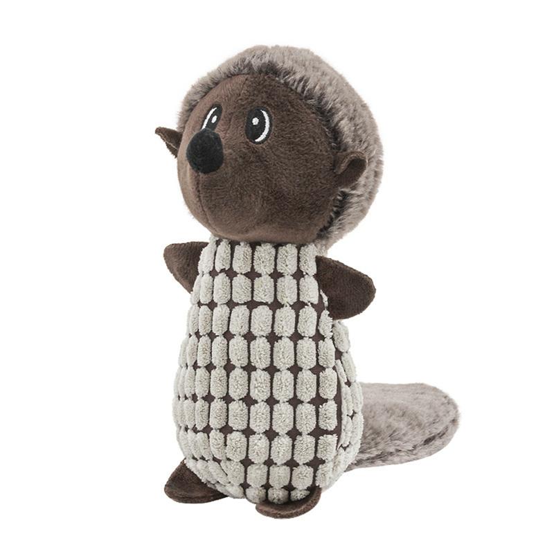 Pet Dog Plush Doll Stress Relief Toy Training Interactive Teeth Grinding Doll Squirrel Style