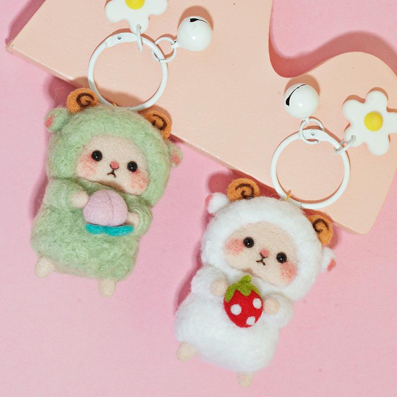 Kit Artizanal DIY Oaie din Pâslă de Lână - Ornament Handmade & Antistres