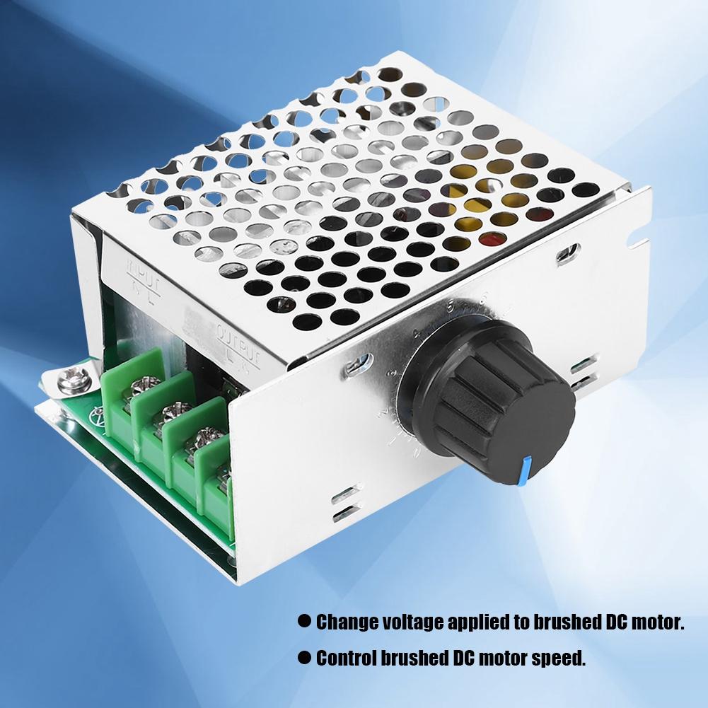 DC Motor Driver Motors Governor High Voltage Electronic Stepless Speed Switch DC220V 500W