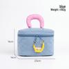 High-Capacity Cute Contrast Color Waterproof Cosmetic Bag for Women
