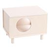 Wooden Hamster House Hideout Hideaway Hamsters Bedding Sturdy Decor Hamsters Accessories for Mice Rat Gerbils Guinea Pig