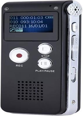 Recorder - Intelligent - 8 GB - Digital Dictaphone - VOR Function - MP3 Player