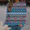 Spring and Autumn Round Neck 3D Ethnic Style Printed Top Fashionable Casual Long Sleeved Women's T-shirts