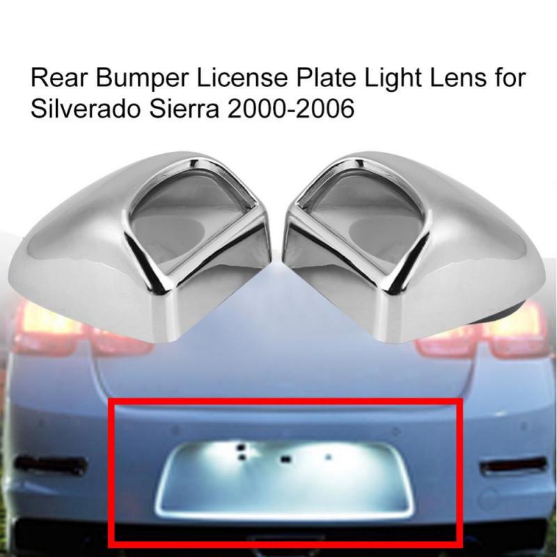 rear bumper license plate lights