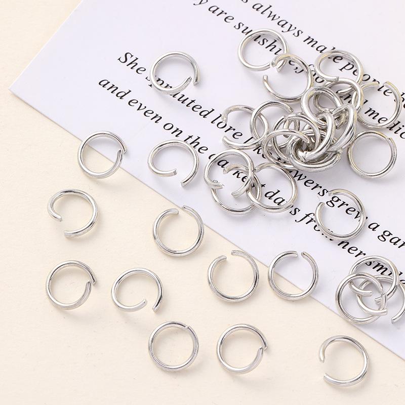 Stainless Steel Jump Rings for DIY Jewelry: Necklace & Bracelet Connectors, Doll Figurines