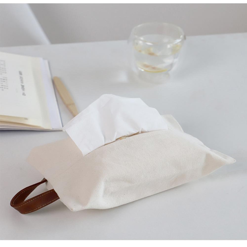 Car Hanging Dining Table Canvas Cloth Living Room Tissue Box Napkin Paper Holder
